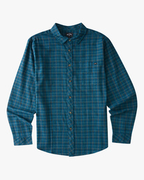4 Coastline Flannel Shirt Blue ABYWT00116 Billabong