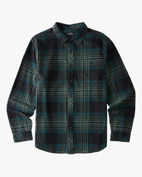 4 Coastline Flannel Shirt White ABYWT00116 Billabong