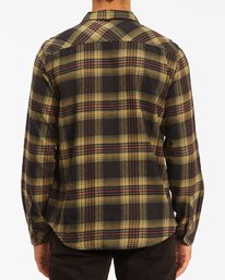 2 Coastline Flannel Shirt Black ABYWT00116 Billabong