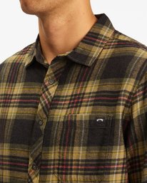3 Coastline Flannel Shirt Black ABYWT00116 Billabong