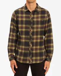 0 Coastline Flannel Shirt Black ABYWT00116 Billabong
