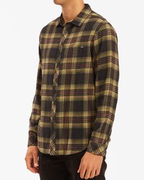 1 Coastline Flannel Shirt Black ABYWT00116 Billabong