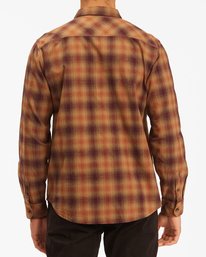 2 Coastline Flannel Shirt White ABYWT00116 Billabong