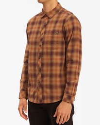 1 Coastline Flannel Shirt White ABYWT00116 Billabong