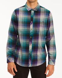 0 Coastline Flannel Shirt Orange ABYWT00116 Billabong