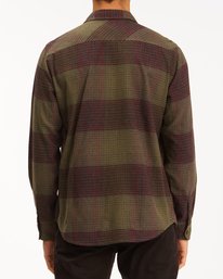 2 Coastline Flannel Shirt Green ABYWT00116 Billabong