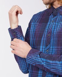 5 Coastline Flannel Shirt Blue ABYWT00116 Billabong