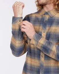 5 Coastline Flannel Shirt Blue ABYWT00116 Billabong