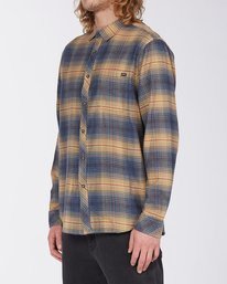 1 Coastline Flannel Shirt Blue ABYWT00116 Billabong