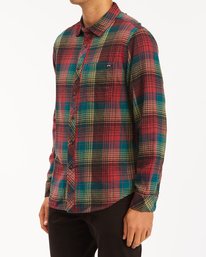 1 Coastline Flannel Shirt Red ABYWT00116 Billabong