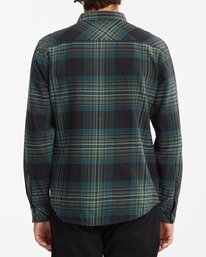2 Coastline Flannel Shirt White ABYWT00116 Billabong