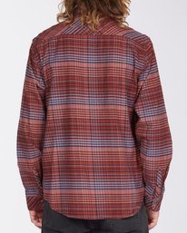 3 Coastline Flannel Shirt Green ABYWT00116 Billabong