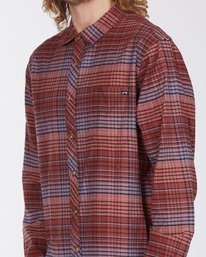 4 Coastline Flannel Shirt Green ABYWT00116 Billabong