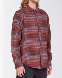 2 Coastline Flannel Shirt Green ABYWT00116 Billabong