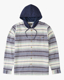 4 Baja Hooded Flannel Beige ABYWT00117 Billabong