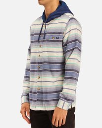 1 Baja Hooded Flannel Beige ABYWT00117 Billabong