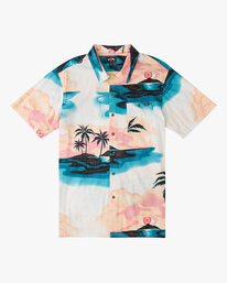 4 Sundays Vacay Short Sleeve Shirt Blue ABYWT00122 Billabong