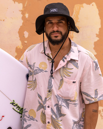 0 Sundays Vacay Short Sleeve Shirt Beige ABYWT00122 Billabong