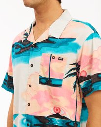 3 Sundays Vacay Short Sleeve Shirt Blue ABYWT00122 Billabong