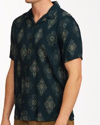 3 Sundays Vacay Short Sleeve Shirt Blue ABYWT00122 Billabong
