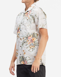 2 Sundays Vacay Short Sleeve Shirt Beige ABYWT00122 Billabong