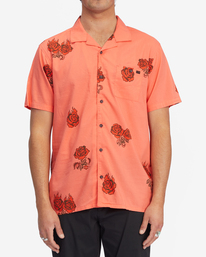 0 Sundays Vacay Short Sleeve Shirt White ABYWT00122 Billabong