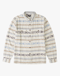 4 Offshore Jacquard Flannel Shirt Beige ABYWT00135 Billabong