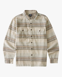 4 Offshore Jacquard Flannel Shirt Beige ABYWT00135 Billabong