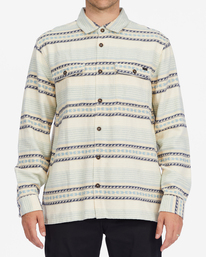 1 Offshore Jacquard Flannel Shirt White ABYWT00135 Billabong