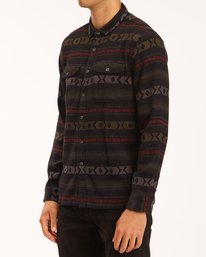 1 Offshore Jacquard Flannel Shirt Black ABYWT00135 Billabong