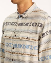 3 Offshore Jacquard Flannel Shirt Beige ABYWT00135 Billabong