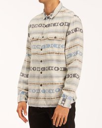 1 Offshore Jacquard Flannel Shirt Beige ABYWT00135 Billabong