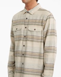 3 Offshore Jacquard Flannel Shirt Beige ABYWT00135 Billabong