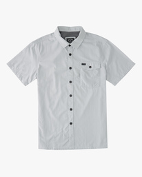 4 A/Div Surftrek Tech UPF 50+ Short Sleeve Shirt Grey ABYWT00157 Billabong