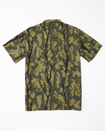 7 A/Div Surftrek Tech UPF 50+ Short Sleeve Shirt Green ABYWT00157 Billabong