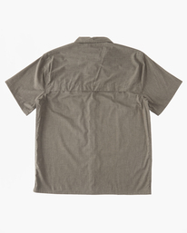 6 A/Div Surftrek Tech UPF 50+ Short Sleeve Shirt Grey ABYWT00157 Billabong