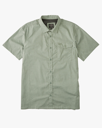 3 A/Div Surftrek Tech UPF 50+ Short Sleeve Shirt Green ABYWT00157 Billabong