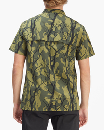3 A/Div Surftrek Tech UPF 50+ Short Sleeve Shirt Green ABYWT00157 Billabong