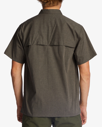 2 A/Div Surftrek Tech UPF 50+ Short Sleeve Shirt Grey ABYWT00157 Billabong
