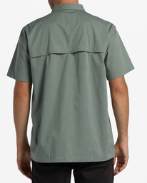 2 A/Div Surftrek Tech UPF 50+ Short Sleeve Shirt Green ABYWT00157 Billabong
