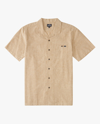 4 Vacay All Day Short Sleeve Shirt Brown ABYWT00160 Billabong