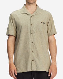 0 Vacay All Day Short Sleeve Shirt Green ABYWT00160 Billabong