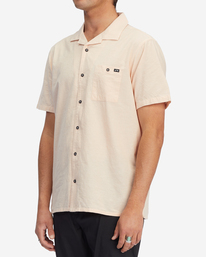 3 Vacay All Day Short Sleeve Shirt Blue ABYWT00160 Billabong
