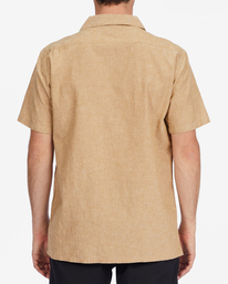 2 Vacay All Day Short Sleeve Shirt Brown ABYWT00160 Billabong