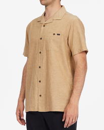 1 Vacay All Day Short Sleeve Shirt Brown ABYWT00160 Billabong