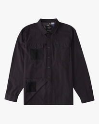 6 A/Div Otis Surftrek UPF 50+ Long Sleeve Shirt Black ABYWT00163 Billabong