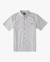 4 All Day Organic Short Sleeve Shirt Grey ABYWT00173 Billabong