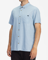 1 All Day Organic Short Sleeve Shirt  ABYWT00173 Billabong