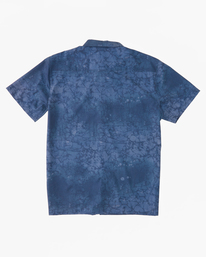 4 A/Div Surftrek Perf Short Sleeve Shirt Blue ABYWT00195 Billabong
