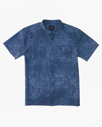 3 A/Div Surftrek Perf Short Sleeve Shirt Blue ABYWT00195 Billabong